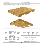 Computerized pallet load analysis drawing